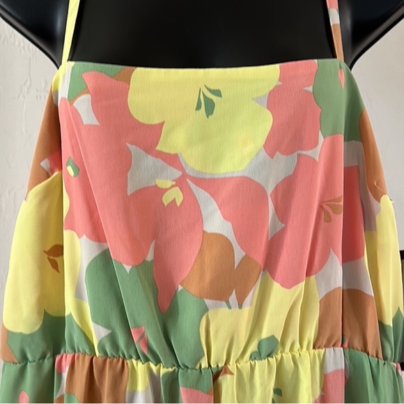 Social Standard by Sanctuary *NWT* Floral Smocked Back Maxi Dress - Picture 4 of 10